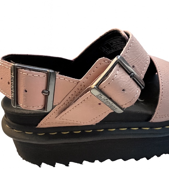 Dr. Martens Voss Quad Pink Leather Platform Sandals Women’s 10 EU 42 - Picture 5 of 9